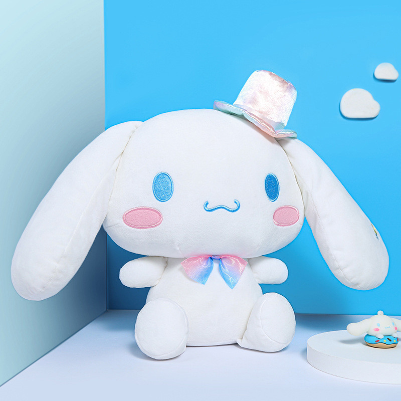 Sanrio Kawaii spalvingas Cinnamoroll animacinis filmas Mieli kimšyti žaislai Pliušesnės minkštos pagalvės gimtadienio dovana pliušinės lėlės Dovana merginai