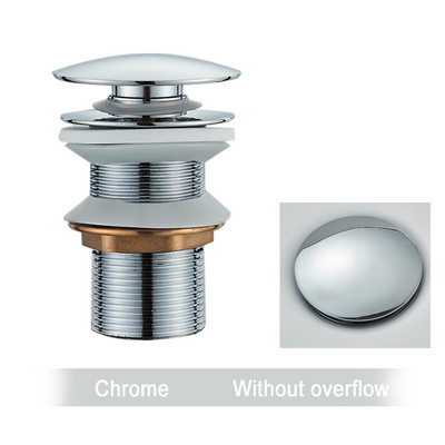 Auksinis iššokantis išleidimo mygtukas Vonios kriauklės kištukas Išleidimo sifonas Atliekų kamštis Praustuvo maišytuvas Priedas praustuvo vamzdis juodas