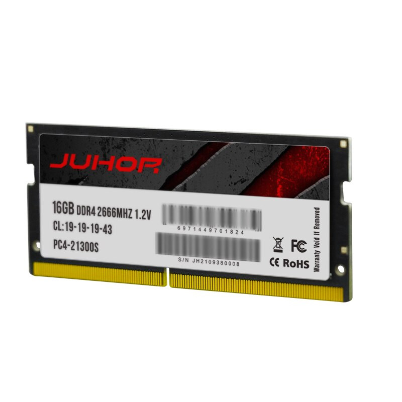 JUHOR Memoria Ram DDR4 8GB 16GB 2666mhz 3200mhz DDR3 8GB 1600mhz Sodimm piezīmjdatora augstas veiktspējas klēpjdatora atmiņa