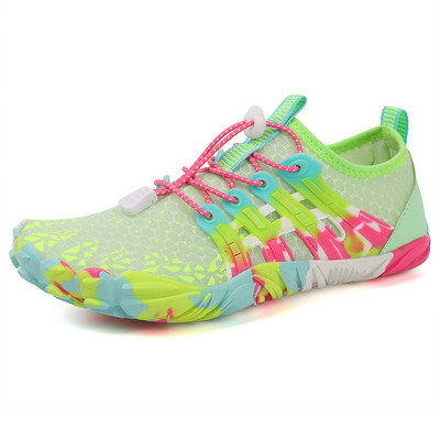 Női Férfi Vízi Cipők Nyári Strand Öt Ujj Mezítláb Úszás Szörf Vízi Cipő Színes Tengerparti River Papucs Mujer Sneaker