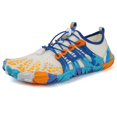 Női Férfi Vízi Cipők Nyári Strand Öt Ujj Mezítláb Úszás Szörf Vízi Cipő Színes Tengerparti River Papucs Mujer Sneaker