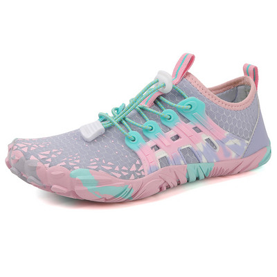 Női Férfi Vízi Cipők Nyári Strand Öt Ujj Mezítláb Úszás Szörf Vízi Cipő Színes Tengerparti River Papucs Mujer Sneaker