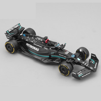 Bburago 1:43 2023 Mercedes-AMG PETRONAS F1 Team W14 Алуминиева кола, лят модел, състезателен луксозен автомобил Играчка Луис Хамилтън Ръсел