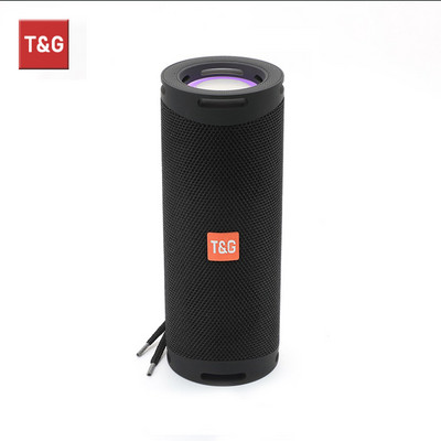 TG289 vezeték nélküli kültéri hordozható hangszóró színes fény sztereó oszlop vízálló mélynyomó Bluetooth hangdoboz támogatás USB/TF/FM