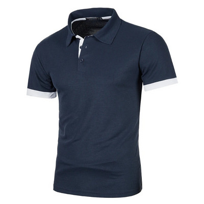 Tricou polo cu mânecă scurtă pentru bărbați, culoare solidă, îmbrăcăminte de stradă, tricouri ușoare cu rever, pentru bărbați, jogging de vară, sport, topuri