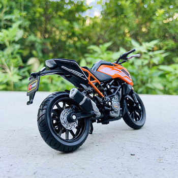 Bburago 1:18 250 KTM Duke Factory Edition Static Die Cast Vehicles Колекционерски модели на мотоциклети Играчки