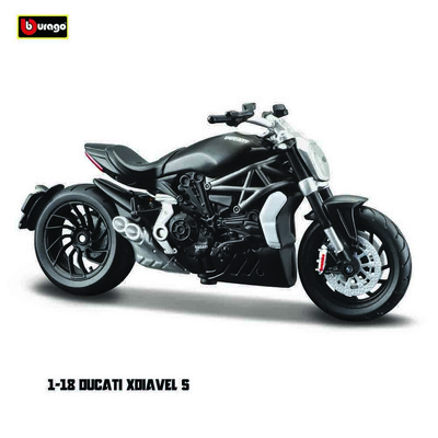 Bburago 1:18 250 KTM Duke Factory Edition Statikus öntött járművek gyűjthető motorkerékpár-modell játékok