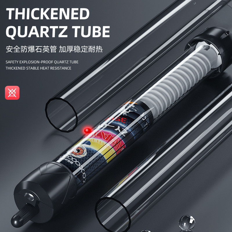 Naujas 110v-220v EU US reguliuojamos temperatūros termostato šildytuvo strypas panardinamas akvariumas žuvų rezervuaro vandens šiluma 35W/60W/120W/220W