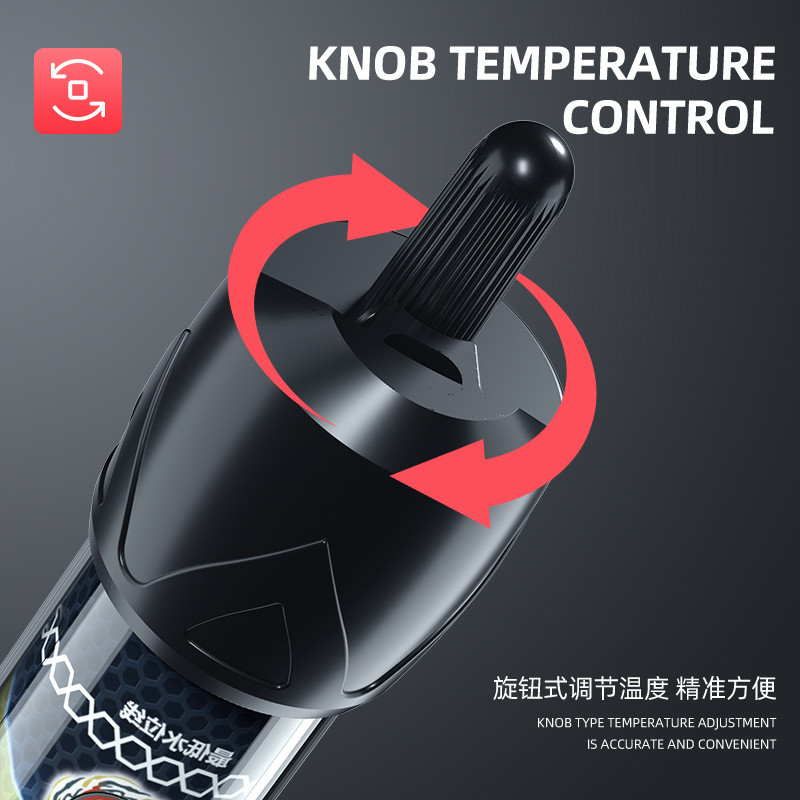 Naujas 110v-220v EU US reguliuojamos temperatūros termostato šildytuvo strypas panardinamas akvariumas žuvų rezervuaro vandens šiluma 35W/60W/120W/220W