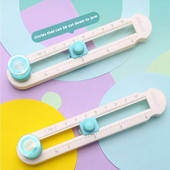 Plastmasas 2-20 cm apļveida papīra griezējs Daudzfunkcionāls amatniecības griešanas rīki Papīrs Scrapbooking Kartīšu griezēji Mājas mācību birojiem