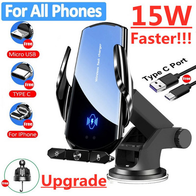 Auto juhtmevaba laadija magnetiline kiirlaadimisjaam Air Vent Stand autotelefoni hoidiku kinnitus iPhone 15 14 13 12 Samsung Xiaomi jaoks