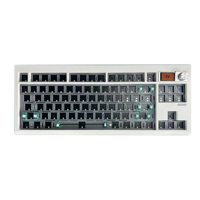 KIT tastatură mecanică GMK87 cu ecran de afișare RGB cu structură de garnitură iluminată din spate Tastatură de schimb la cald pentru jocuri pentru personalizat VIA