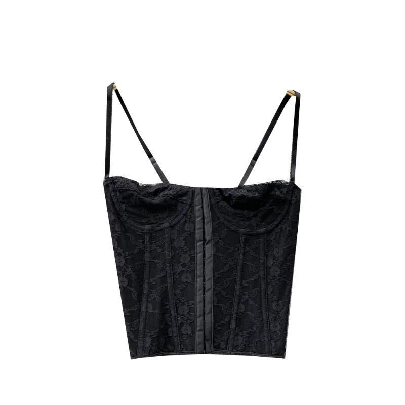 Жена, кльощава камизола с гол гръб, многоцветни потници с бродерия, пикантни момичета, дантелена горна част с презрамки, потници с рибена кост