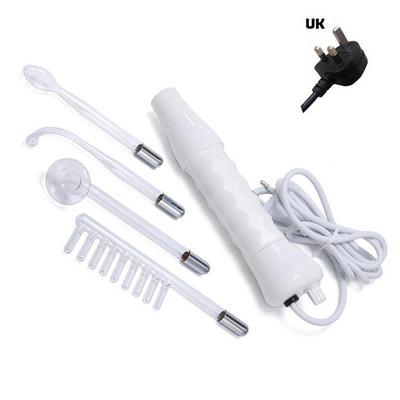 Odos priežiūros aukšto dažnio masažo aparatas su šukos grožio prietaisu, aukšto dažnio ozono terapijos lazdele