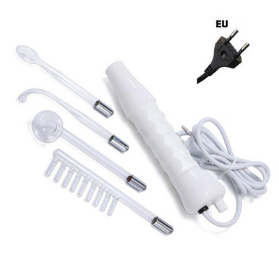 Odos priežiūros aukšto dažnio masažo aparatas su šukos grožio prietaisu, aukšto dažnio ozono terapijos lazdele