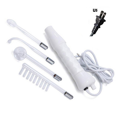 Odos priežiūros aukšto dažnio masažo aparatas su šukos grožio prietaisu, aukšto dažnio ozono terapijos lazdele