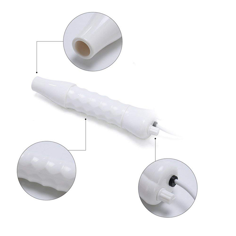 Odos priežiūros aukšto dažnio masažo aparatas su šukos grožio prietaisu, aukšto dažnio ozono terapijos lazdele