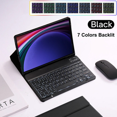 Tok Samsung Galaxy Tab S9 Ultra 14,6 hüvelykes táblagép Bluetooth billentyűzet fedél Samsung Tab S9 Ultra SM-X910 X916B X918U készülékhez