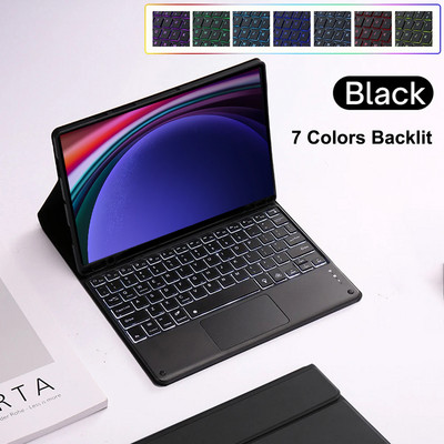 Tok Samsung Galaxy Tab S9 Ultra 14,6 hüvelykes táblagép Bluetooth billentyűzet fedél Samsung Tab S9 Ultra SM-X910 X916B X918U készülékhez
