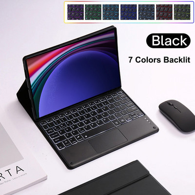 Tok Samsung Galaxy Tab S9 Ultra 14,6 hüvelykes táblagép Bluetooth billentyűzet fedél Samsung Tab S9 Ultra SM-X910 X916B X918U készülékhez