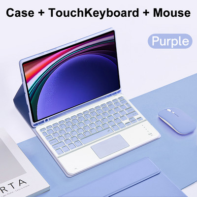 Tok Samsung Galaxy Tab S9 Ultra 14,6 hüvelykes táblagép Bluetooth billentyűzet fedél Samsung Tab S9 Ultra SM-X910 X916B X918U készülékhez