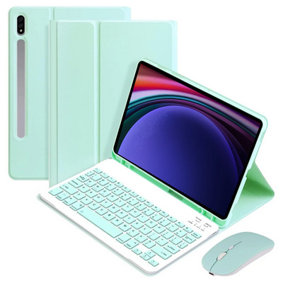 Tok Samsung Galaxy Tab S9 Ultra 14,6 hüvelykes táblagép Bluetooth billentyűzet fedél Samsung Tab S9 Ultra SM-X910 X916B X918U készülékhez