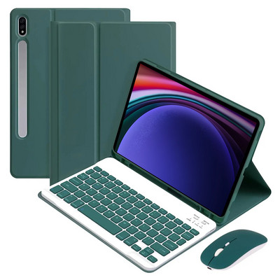 Tok Samsung Galaxy Tab S9 Ultra 14,6 hüvelykes táblagép Bluetooth billentyűzet fedél Samsung Tab S9 Ultra SM-X910 X916B X918U készülékhez