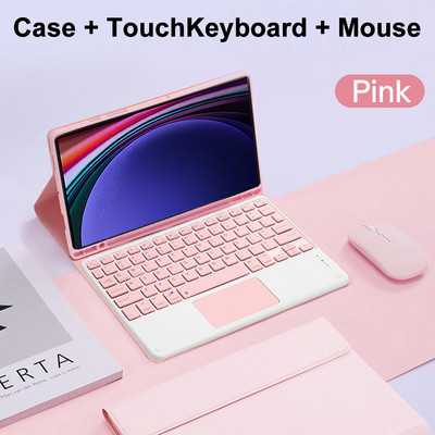 Tok Samsung Galaxy Tab S9 Ultra 14,6 hüvelykes táblagép Bluetooth billentyűzet fedél Samsung Tab S9 Ultra SM-X910 X916B X918U készülékhez