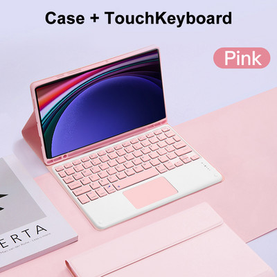 Tok Samsung Galaxy Tab S9 Ultra 14,6 hüvelykes táblagép Bluetooth billentyűzet fedél Samsung Tab S9 Ultra SM-X910 X916B X918U készülékhez