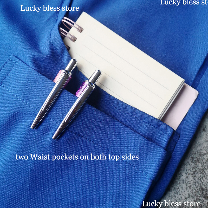 Radna odjeća Kirurške uniforme Ženski pilinzi za žene Kompleti za njegu Enfermeria Setovi Top + hlače Medicinski kozmetički salon Klinička odijela