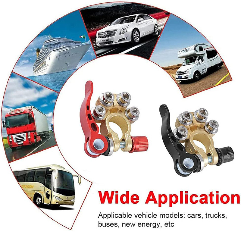 Automobilio kabelio jungties akumuliatoriaus pagrindo pagrindinio kabelio stulpelio gnybto gnybtas 12V 6V 24V UTV traktoriaus sunkvežimio akumuliatoriaus gnybtas