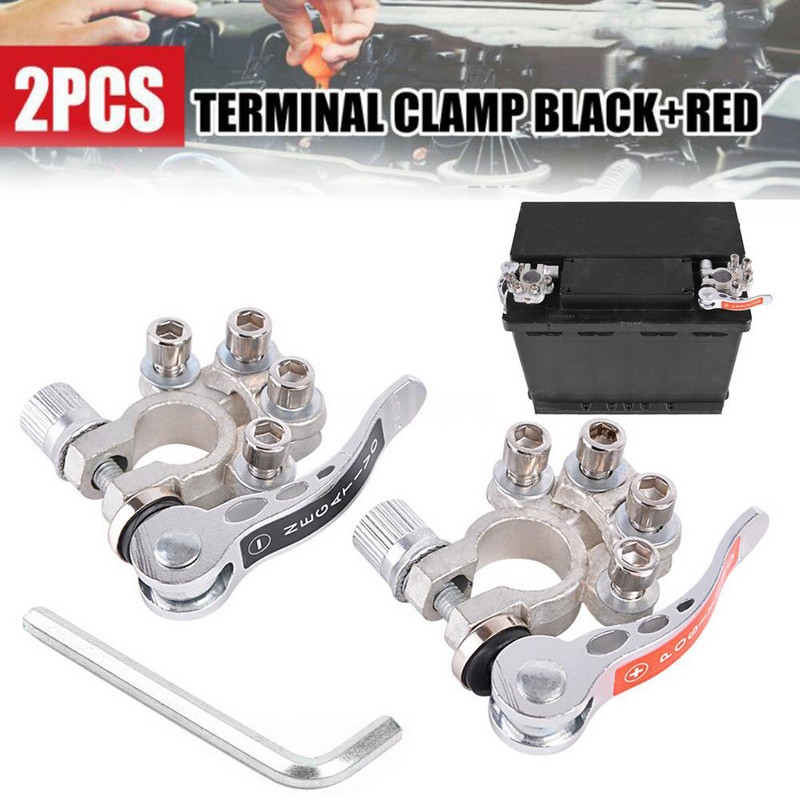 Automobilio kabelio jungties akumuliatoriaus pagrindo pagrindinio kabelio stulpelio gnybto gnybtas 12V 6V 24V UTV traktoriaus sunkvežimio akumuliatoriaus gnybtas