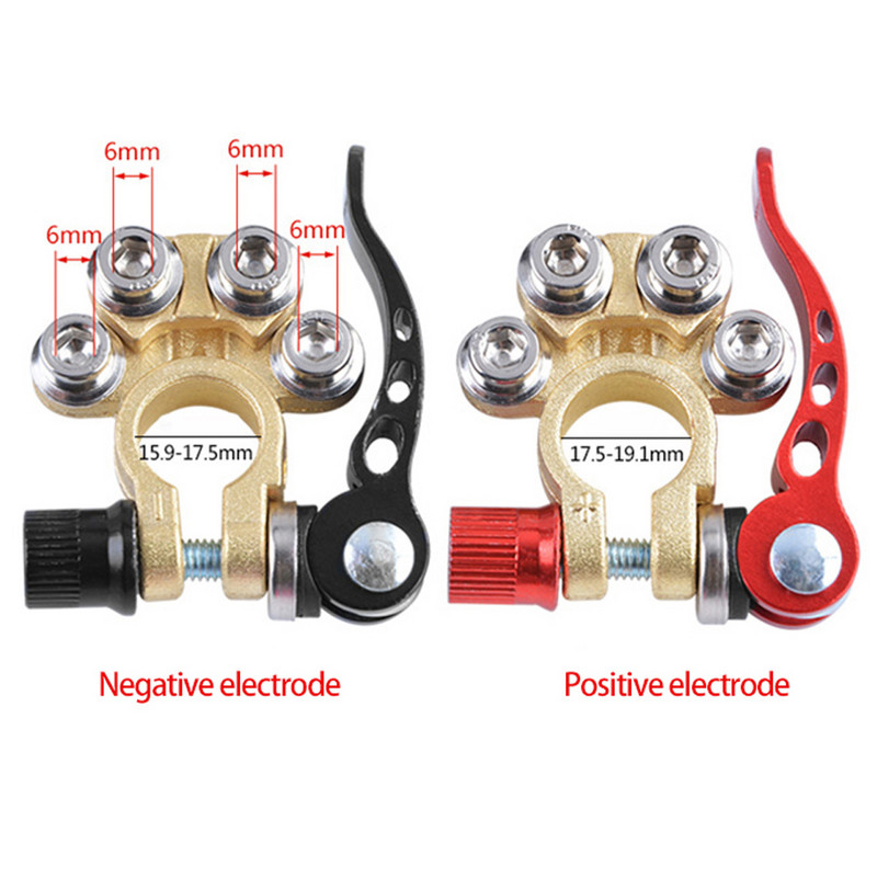 Automobilio kabelio jungties akumuliatoriaus pagrindo pagrindinio kabelio stulpelio gnybto gnybtas 12V 6V 24V UTV traktoriaus sunkvežimio akumuliatoriaus gnybtas