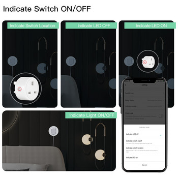 MOES ZigBee Tuya Socket Power Plug 16A Έξυπνη APP Πρίζα ασύρματης πρίζας Λειτουργικό χρονόμετρο παρακολούθησης ενέργειας Alexa Google UK