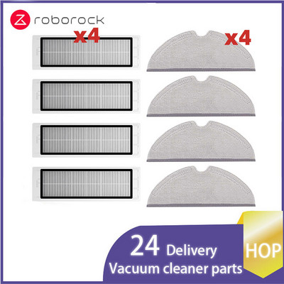 Skirta Xiaomi Roborock S5 Max S50 S55 S5 S6 S6 MaxV S6 Pure E4 E5 roboto dulkių siurblio atsarginėms dalims Pagrindinis šoninis šepetys Hepa filtro šluostė