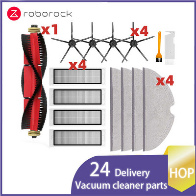 Skirta Xiaomi Roborock S5 Max S50 S55 S5 S6 S6 MaxV S6 Pure E4 E5 roboto dulkių siurblio atsarginėms dalims Pagrindinis šoninis šepetys Hepa filtro šluostė