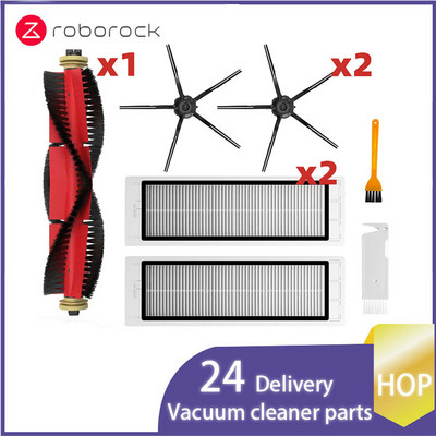 Skirta Xiaomi Roborock S5 Max S50 S55 S5 S6 S6 MaxV S6 Pure E4 E5 roboto dulkių siurblio atsarginėms dalims Pagrindinis šoninis šepetys Hepa filtro šluostė