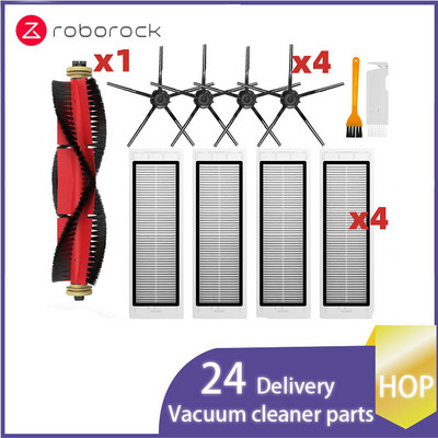 Skirta Xiaomi Roborock S5 Max S50 S55 S5 S6 S6 MaxV S6 Pure E4 E5 roboto dulkių siurblio atsarginėms dalims Pagrindinis šoninis šepetys Hepa filtro šluostė