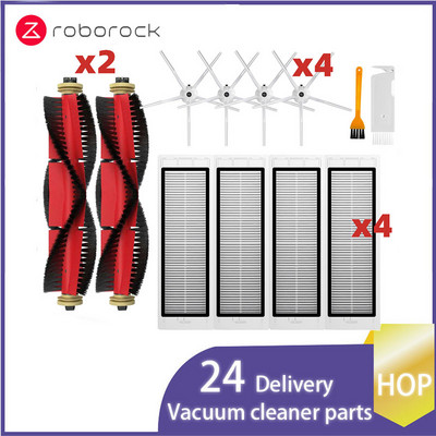 Skirta Xiaomi Roborock S5 Max S50 S55 S5 S6 S6 MaxV S6 Pure E4 E5 roboto dulkių siurblio atsarginėms dalims Pagrindinis šoninis šepetys Hepa filtro šluostė