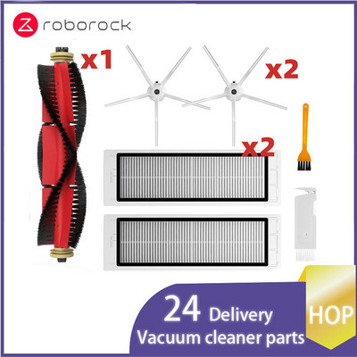 Skirta Xiaomi Roborock S5 Max S50 S55 S5 S6 S6 MaxV S6 Pure E4 E5 roboto dulkių siurblio atsarginėms dalims Pagrindinis šoninis šepetys Hepa filtro šluostė
