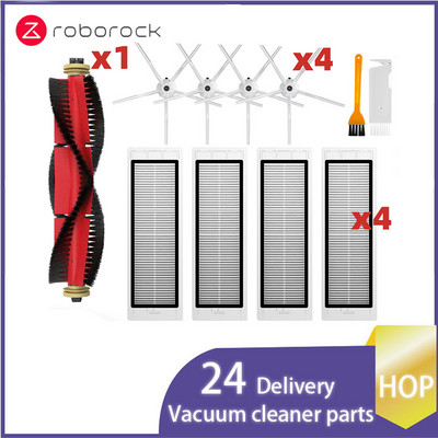 Skirta Xiaomi Roborock S5 Max S50 S55 S5 S6 S6 MaxV S6 Pure E4 E5 roboto dulkių siurblio atsarginėms dalims Pagrindinis šoninis šepetys Hepa filtro šluostė