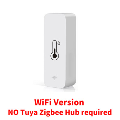 Tuya Zigbee WiFi Senzor de temperatură și umiditate APP Monitor de la distanță pentru Smart Home var SmartLife WorkWith Alexa Google Assistant