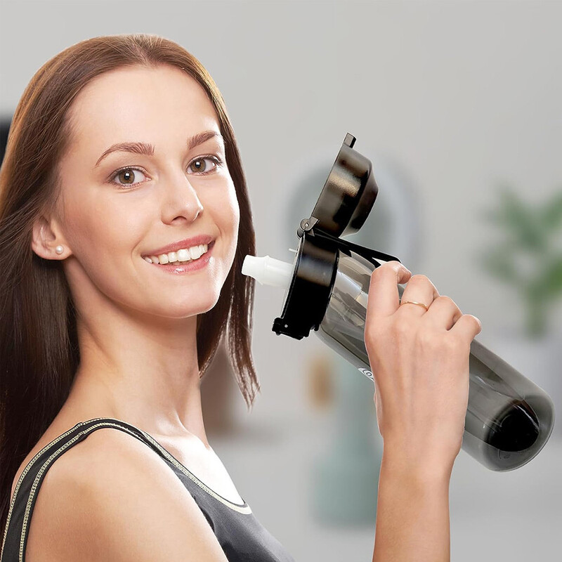 Aromatizuotas vandens butelis 650 ml Sporto Alr Up geriamasis butelis 7 vaisių kvapų ankštys vandens puodelis, skirtas lauko stovyklavimui, fitneso madai