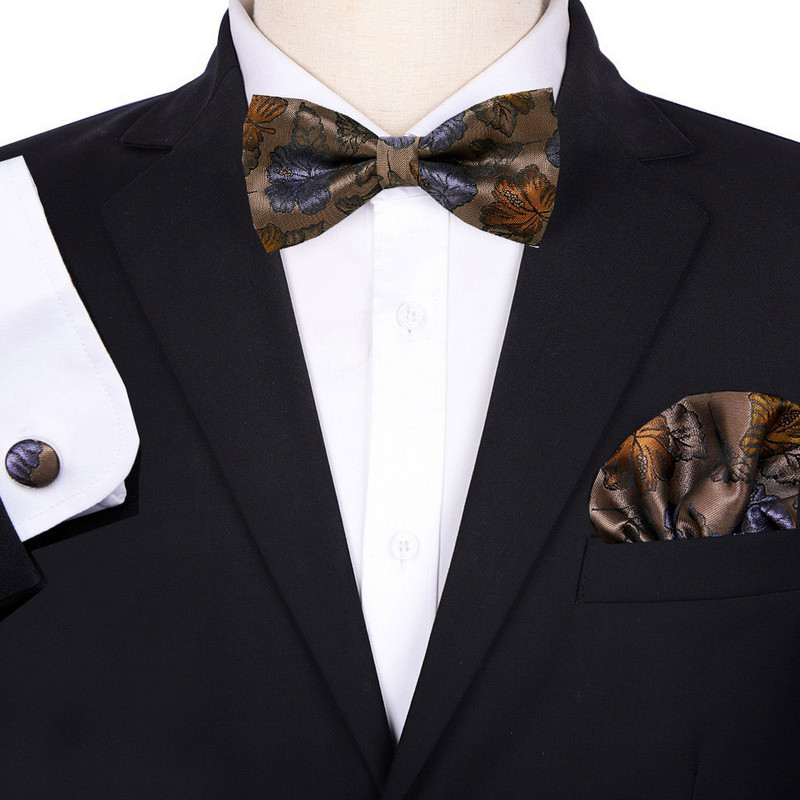 Papion Barbat Nunta Mire Mire Costum coreean Roșu Burgundia Papion bărbați La modă