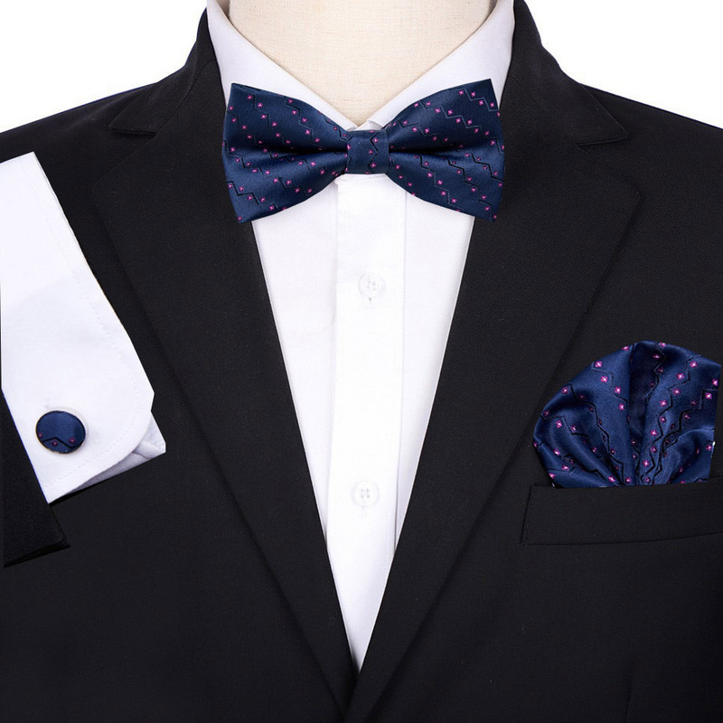 Papion Barbat Nunta Mire Mire Costum coreean Roșu Burgundia Papion bărbați La modă