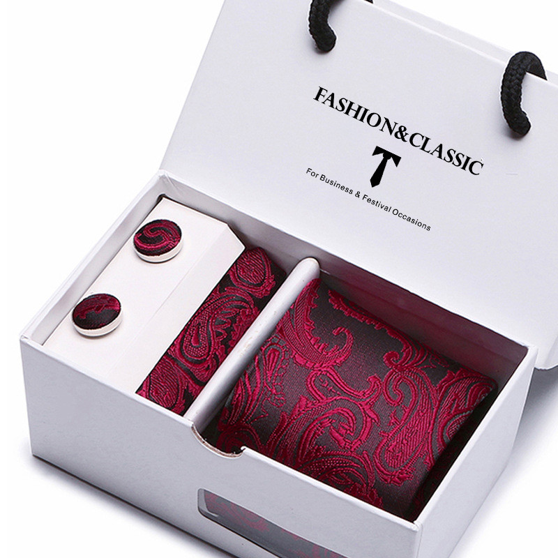 Cravata barbati gata cutie cadou 5 piese costum cravata grup cravata nunta formala afaceri