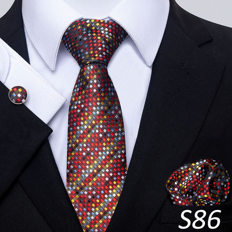 Cravată transfrontalieră de vânzare fierbinte pentru bărbați, costum din trei piese, serie de flori cu dungi, cravată de modă europeană și americană en-gros în stoc