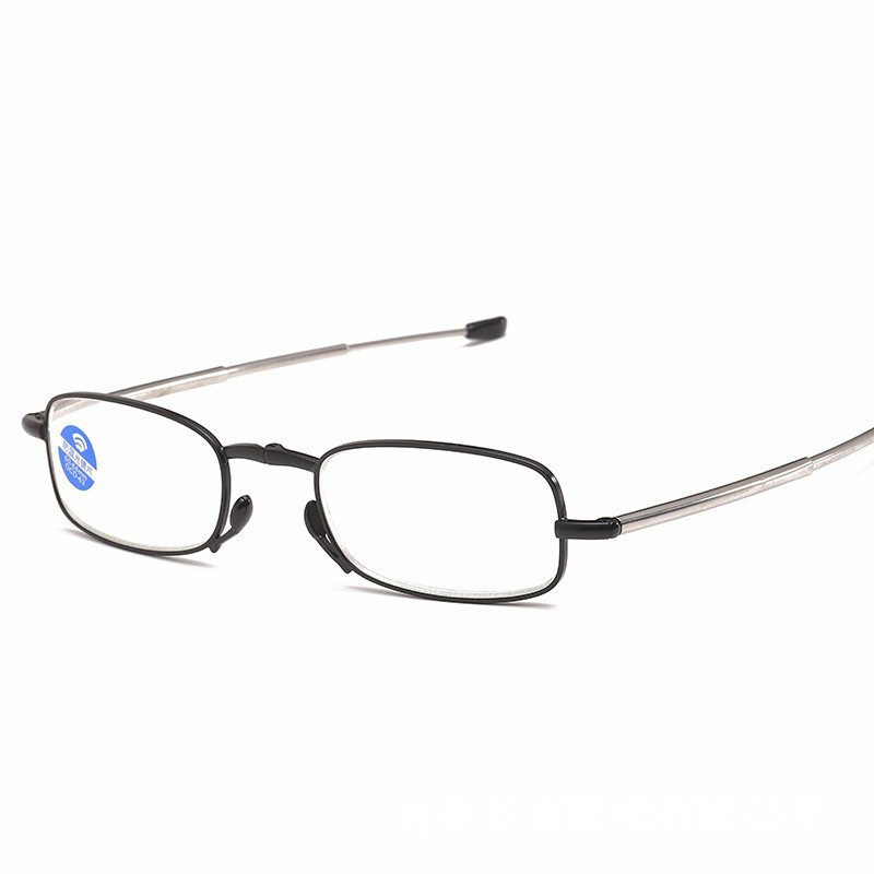 Divat olvasószemüvegek összecsukható antennával és öngyújtó dobozzal, fém teleszkópos lábakkal, antikék fénnyel, presbyopia szemüvegek férfiaknak, nőknek és időseknek