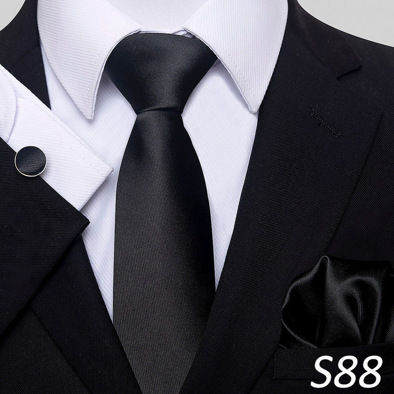 Határon túli akciós férfi nyakkendő háromrészes öltöny csíkos sorozat európai és amerikai divatos nyakkendő nagyker raktáron