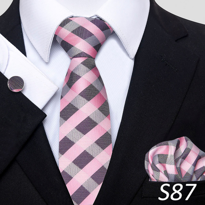 Transfrontalier de vânzare fierbinte cravată pentru bărbați costum din trei piese serie în dungi de modă europeană și americană cravată en-gros în stoc